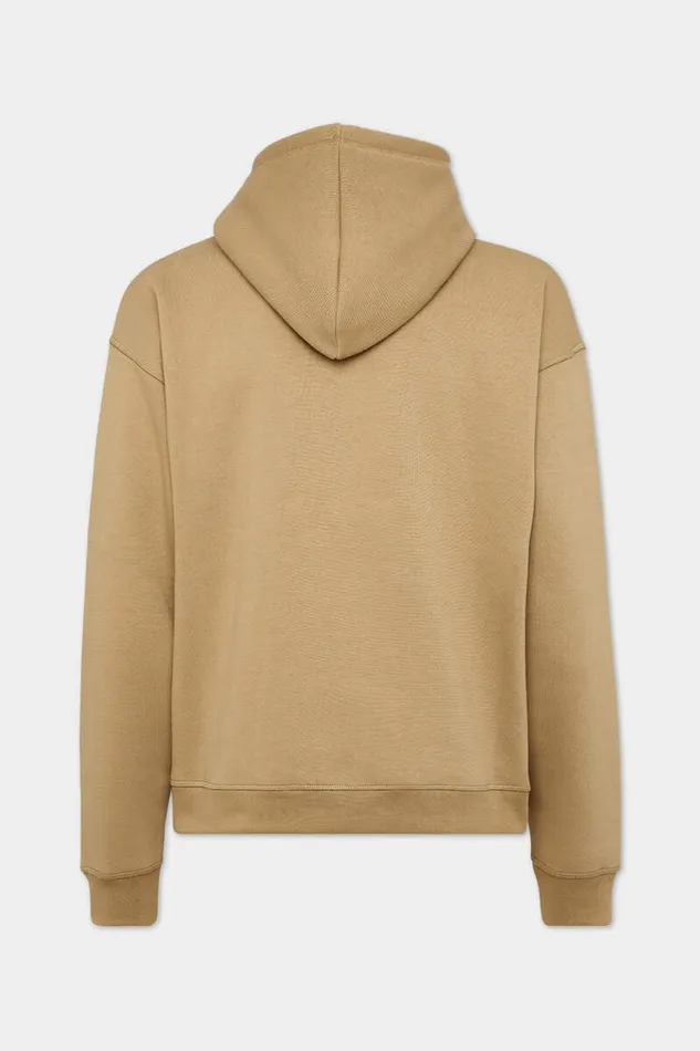 Dsquared2 Sweatshirts Icon New Generation Relax Fit Hoodie Khaki 8211 Men