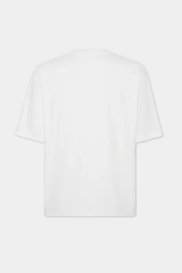 Dsquared2 TShirts and Polo Loose Fit Blood Sweat Tears TShirt White 8211 Men
