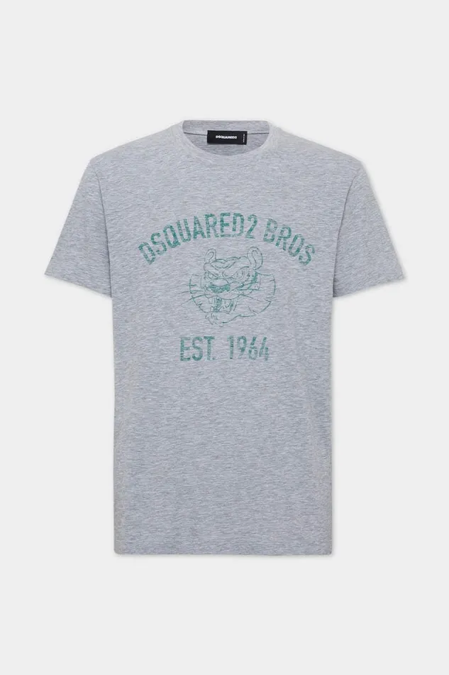 Dsquared2 TShirts and Polo Wash Cool Fit Bros TShirt Grey Melange 8211 Men