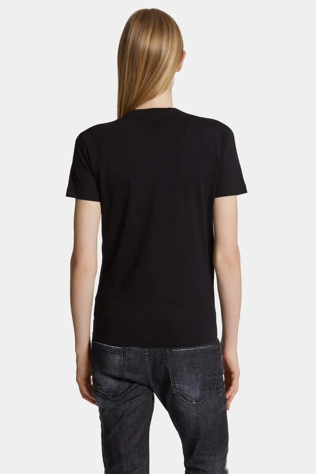 Dsquared2 Tops and TShirts Just Right Fit Red Label TShirt Black 8211 Women