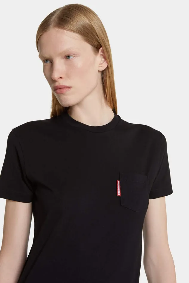 Dsquared2 Tops and TShirts Just Right Fit Red Label TShirt Black 8211 Women