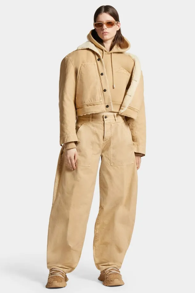 Dsquared2 Trousers Icon New Generation Amelia Pant Beige 8211 Women