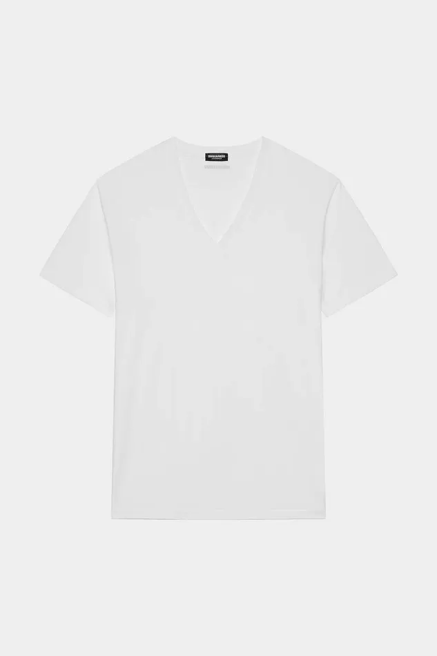 Dsquared2 Underwear Basic Basic VNeck TShirt White 8211 Men