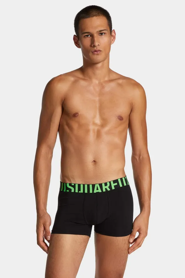 Dsquared2 Underwear Logo Trunk Blackgreen 8211 Men
