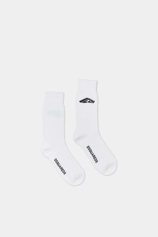 Dsquared2 Underwear MidCrew Socks Beige 8211 Men