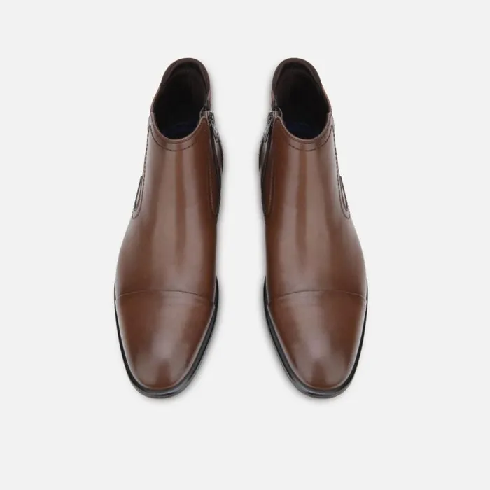 Edge Zip Boot Brown Men Kenneth Cole Boots