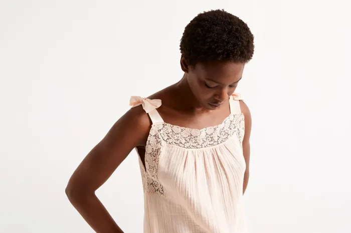 ERES Bambou Tank Top Calcaire Women Homewear