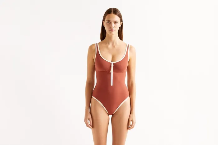 ERES Beatriz Tank OnePiece DattierPercale Women OnePiece Swimsuits