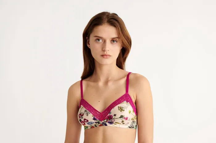 ERES Figuier Triangle Bra Imprime Herbier Women Bras