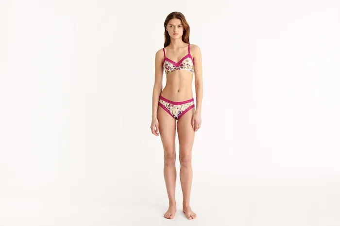 ERES Figuier Triangle Bra Imprime Herbier Women Bras