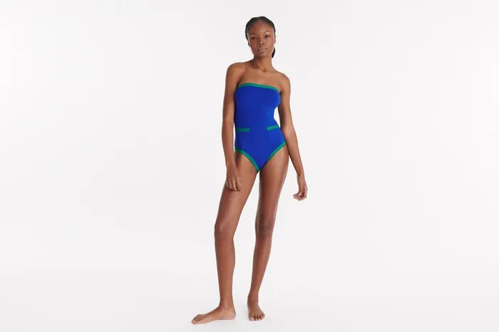 ERES Noche Bustier OnePiece IndigoCactus Women OnePiece Swimsuits