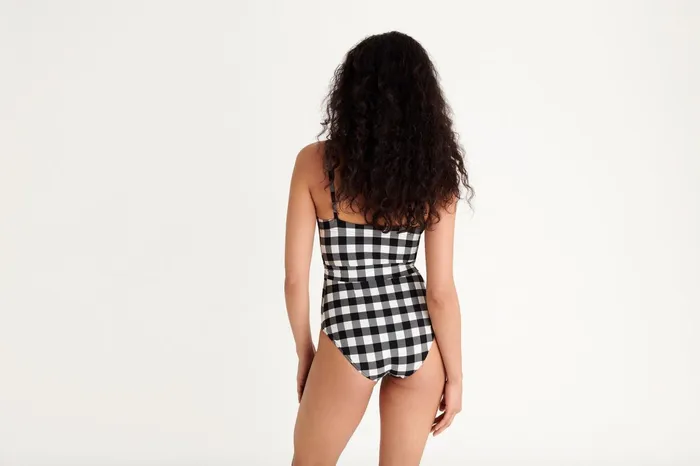 ERES Prisme Tank OnePiece NoirBlanc 23h Women OnePiece Swimsuits