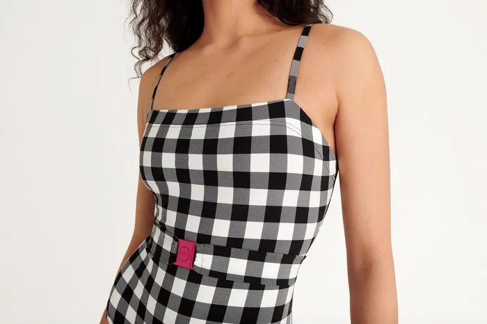 ERES Prisme Tank OnePiece NoirBlanc 23h Women OnePiece Swimsuits