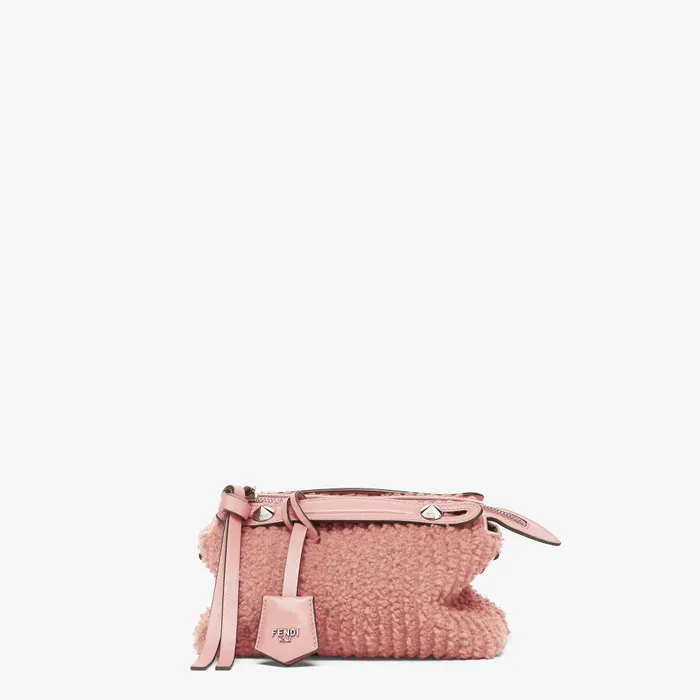 Fendi Boston Bags By The Way Soft Mini Pink Sheepskin Minibag 8211 Women