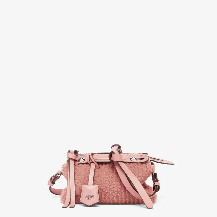 Fendi Boston Bags By The Way Soft Mini Pink Sheepskin Minibag 8211 Women