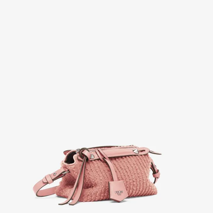 Fendi Boston Bags By The Way Soft Mini Pink Sheepskin Minibag 8211 Women