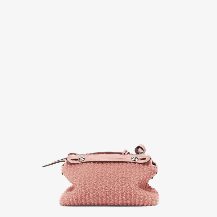 Fendi Boston Bags By The Way Soft Mini Pink Sheepskin Minibag 8211 Women