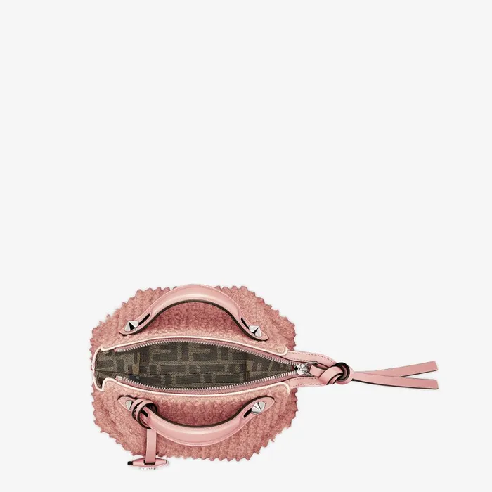 Fendi Boston Bags By The Way Soft Mini Pink Sheepskin Minibag 8211 Women