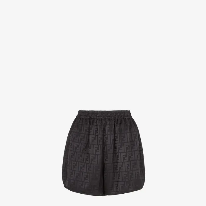 Fendi Coordinated Sets Shorts Black Silk Shorts 8211 Women