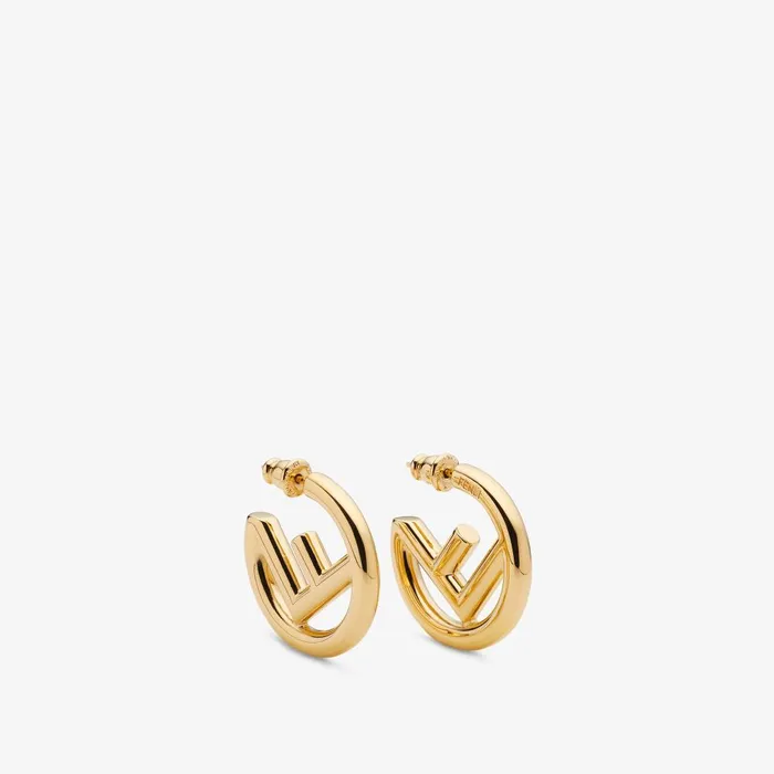 Fendi Essentials For Women F Is Fendi Earrings Goldcolored Earrings 8211 Women