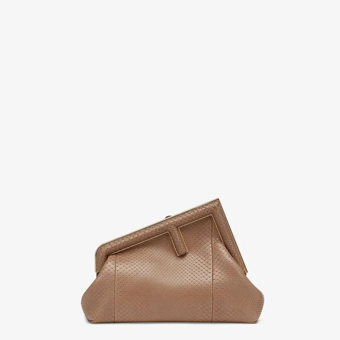 Fendi Exotic Bags Fendi First Small Beige Python Bag 8211 Women