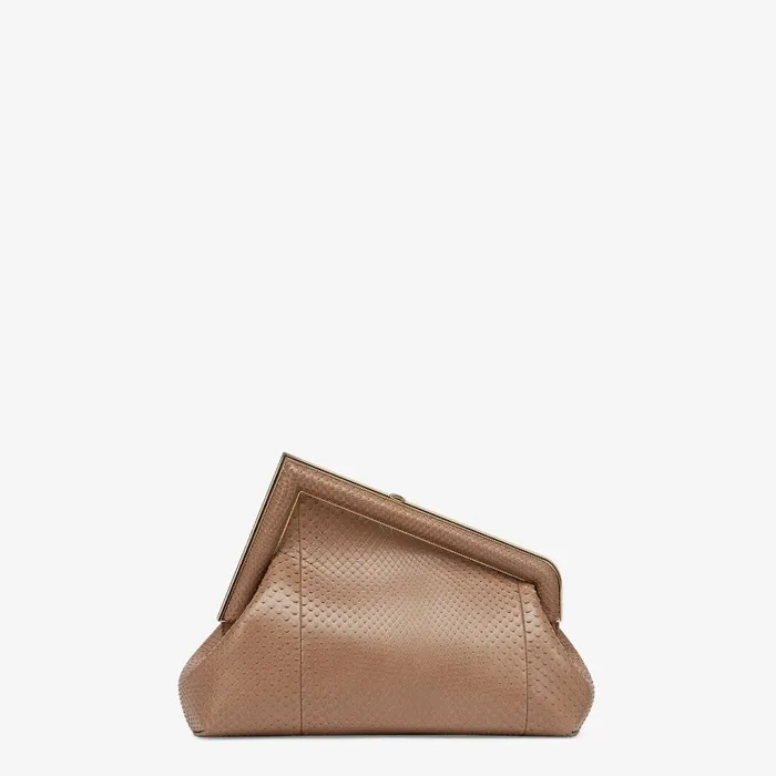 Fendi Exotic Bags Fendi First Small Beige Python Bag 8211 Women