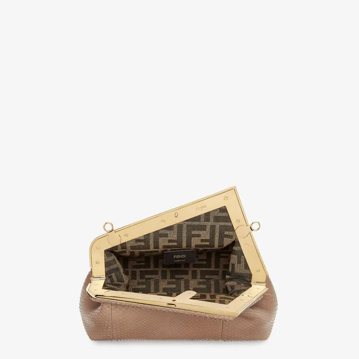 Fendi Exotic Bags Fendi First Small Beige Python Bag 8211 Women