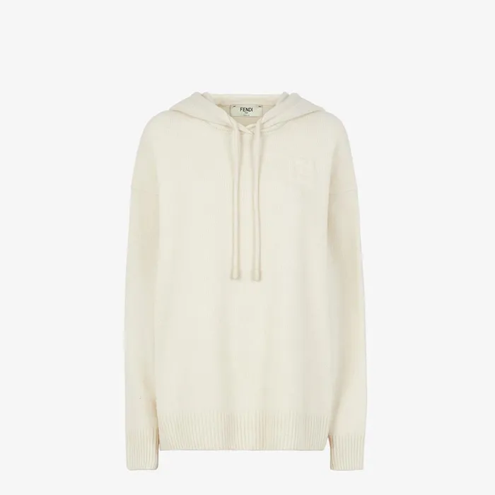 Fendi Knitwear Sweater White Cashmere Sweater 8211 Women
