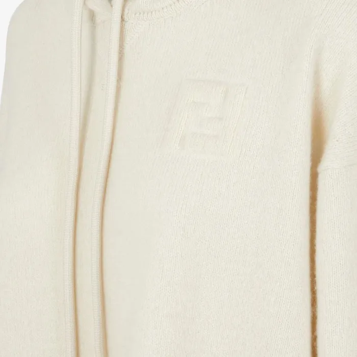 Fendi Knitwear Sweater White Cashmere Sweater 8211 Women