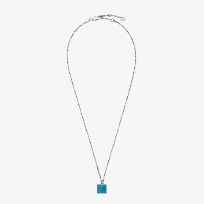 Fendi Necklaces Fendi Shadow Necklace Silvercolored Metal Necklace 8211 Men