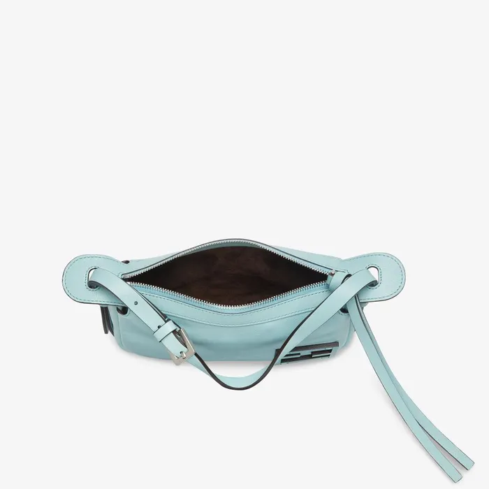 Fendi Shoulder and Crossbody Bags Simply Fendi Mini Light Blue Leather Mini Bag 8211 Women