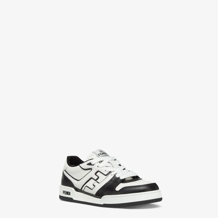 Fendi Sneakers Fendi Match Sneakers Black Leather Lowtops 8211 Men