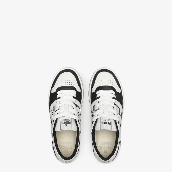 Fendi Sneakers Fendi Match Sneakers Black Leather Lowtops 8211 Men