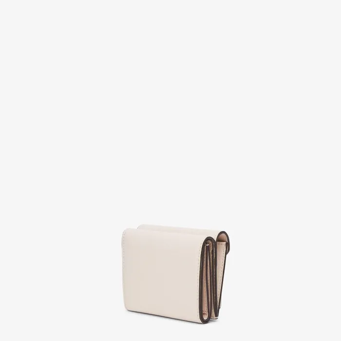 Fendi Wallets FF Diamonds Wallet White Leather Wallet 8211 Women