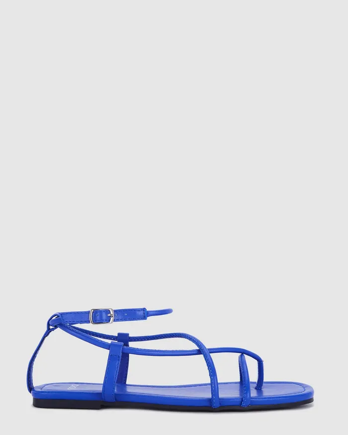 Flat Sandals NOVO Shoes Women TAKARA COBALT