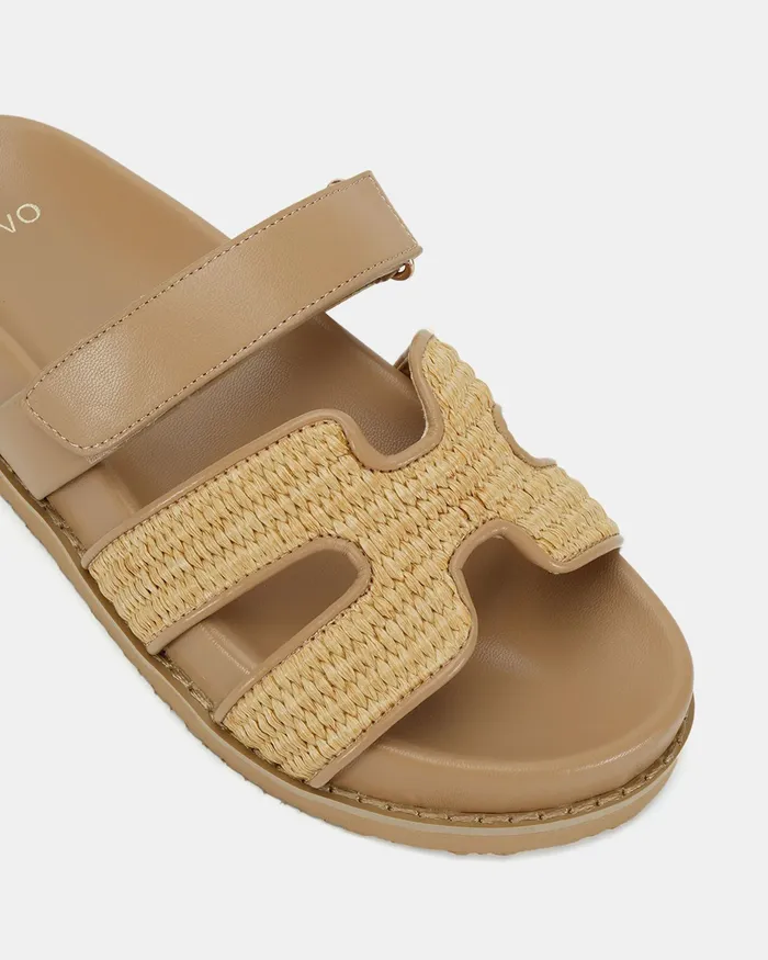 Flat Sandals SLOTHY RAFFIA Sandals 8211 NOVO Shoes Women