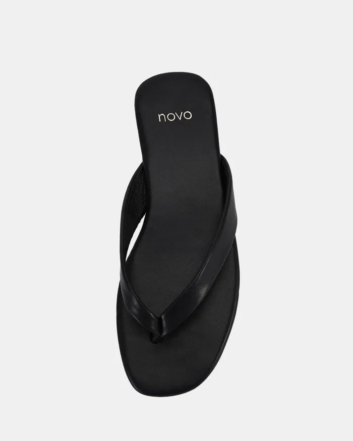 Flat Sandals STASIA BLACK NOVO Shoes Women