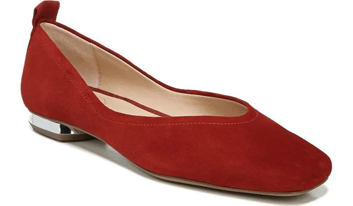 Flats Women Franco Sarto Franco Ailee Flat Campari Suede