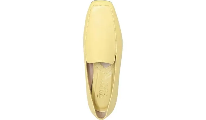 Flats Women Franco Sarto Franco Averly 2 Loafer Light Yellow Raffia