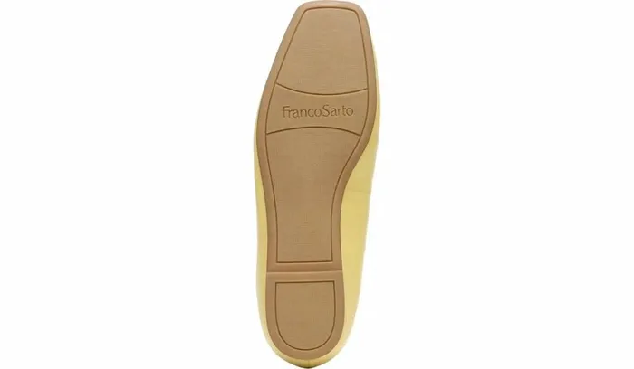 Flats Women Franco Sarto Franco Averly 2 Loafer Light Yellow Raffia
