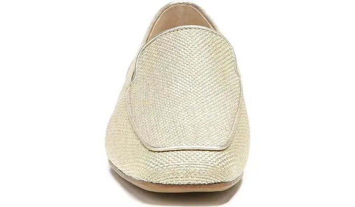 Flats Women Franco Sarto Franco Averly 2 Loafer Pale Gold Raffia