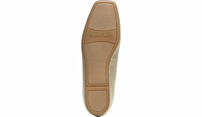 Flats Women Franco Sarto Franco Averly 2 Loafer Pale Gold Raffia