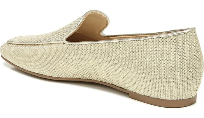 Flats Women Franco Sarto Franco Averly 2 Loafer Pale Gold Raffia