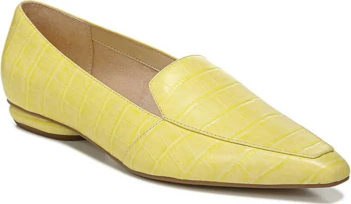 Flats Women Franco Sarto Franco Balica Loafer Light Yellow Leather