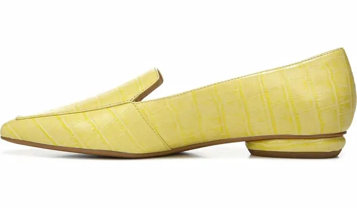 Flats Women Franco Sarto Franco Balica Loafer Light Yellow Leather