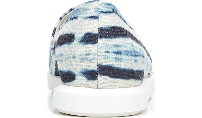 Flats Women Franco Sarto Franco Bonza Slip On Blue Canvas