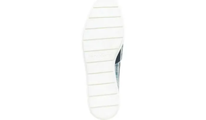 Flats Women Franco Sarto Franco Bonza Slip On Blue Canvas