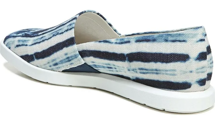 Flats Women Franco Sarto Franco Bonza Slip On Blue Canvas