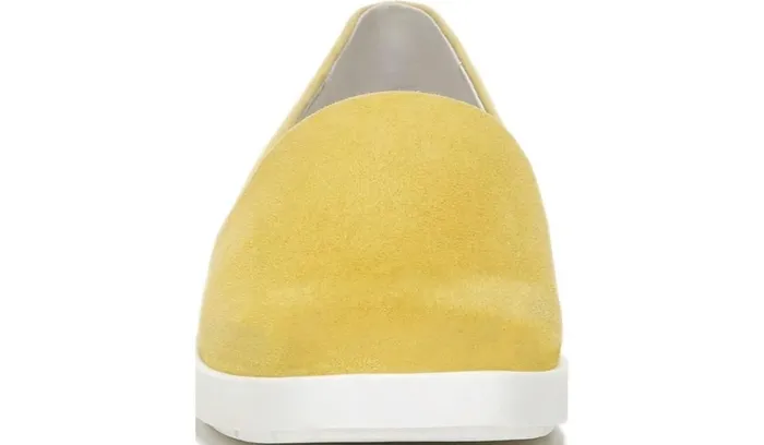 Flats Women Franco Sarto Franco Bonza Slip On Bright Yellow Suede