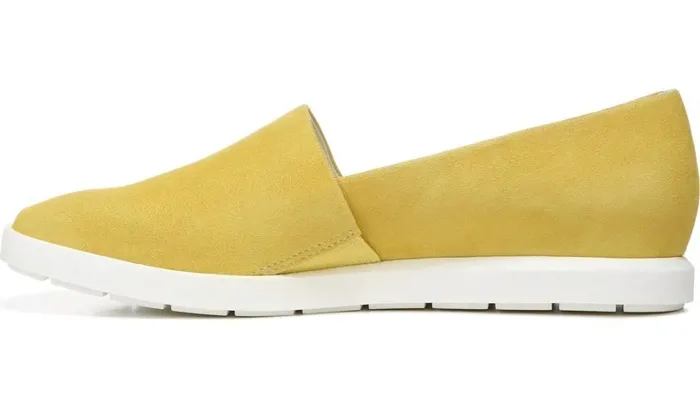 Flats Women Franco Sarto Franco Bonza Slip On Bright Yellow Suede